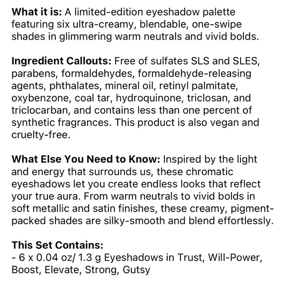 ✨ Rare Beauty by Selena Gomez Confident Energy Eyeshadow Palette - Picture 11 of 11